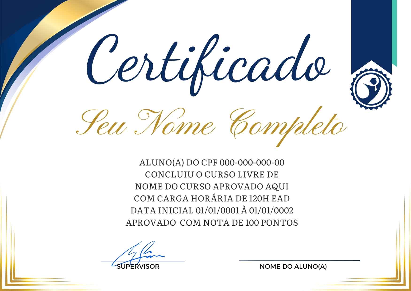 Certificado Frente